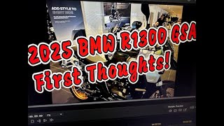 2025 BMW R1300 GSABeauty or Beast first look at BMWs Flag ship Adventure bike [upl. by Enyamrahc]