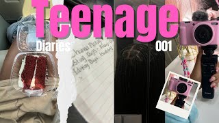 TEENAGE DIARIES 001 🫧💋 •hygiene • school • grwm • hair • church [upl. by Creath]