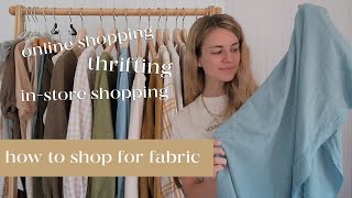 Where To Find Fabric For Sewing Clothes  Sewing for Beginners [upl. by Karsten6]