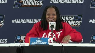 Ole Miss womens head coach Yolett McPheeMcCuin talks ahead of NCAA matchup with Notre Dame [upl. by Inasah]