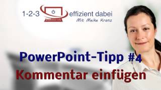 PowerPoint Tipp 4 Kommentar einfügen [upl. by Garrity]