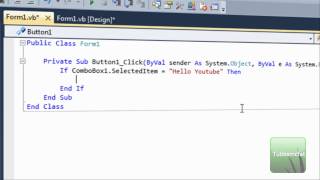 Visual Basic Series Tutorial 5  Using a ComboBox [upl. by Alain]