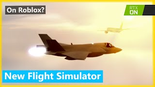 CRAZY NEW Flight Sim On Roblox  F35 WING MAN FOR AN A350  PropLiners [upl. by Koser]