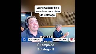 Bruno Cantarelli se emociona com título do brasileirão 2024 [upl. by Codding]