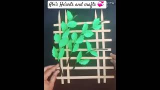 how to make a wall decor with bamboo skewers wall hanging [upl. by Eblehs200]