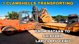 PART 1 TRANSPORTING CLAMSHELLS FROM ORION BATAAN BOUND TO LOOC SHIPYARD LAPULAPU CEBU \ [upl. by Gass]