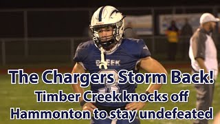 Timber Creek 21 Hammonton 14  Football  Week 6 Highlights  The Chargers Rally to Reach 60 [upl. by Isdnil]