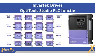 Invertek Drives OptiTools Studio PLCfunctie [upl. by Annal]