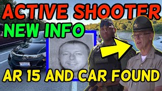 AR 15 amp Car FOUND Kentucky ACTIVE SHOOTER Manhunt Joseph Couch London I75 Shooting Laurel County [upl. by Dalton567]