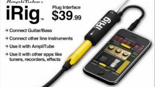 AmpliTube iRig trailer  plug your guitar into your iPhone and rock out [upl. by Oatis]