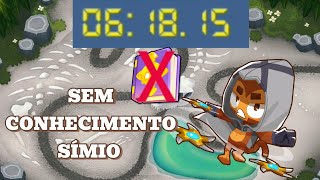 CORRIDA SEM CONHECIMENTO SÍMIO 😡😡  Bloons TD 6 [upl. by Ahsahtan]