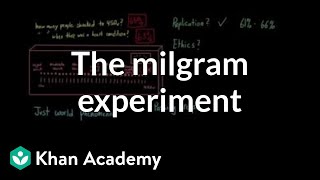 What can we learn from the Milgram experiment  Behavior  MCAT  Khan Academy [upl. by Aihk]