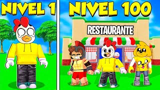 ¡PASAMOS de RESTAURANTE NOOB a RESTAURANTE PRO en ROBLOX 🍕🍗 Mikecrack invictor y riusplay [upl. by Afirahs655]