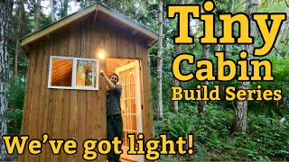 Tiny home mini cabin build part 4 tinyhouse minihouse offgrid [upl. by Maribelle]