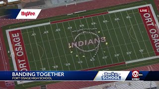 Banding Together Fort Osage High School performs on KMBC 9 First News [upl. by Ellivro]