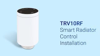 Install SALUS TRV10RF Smart Radiator Control [upl. by Jolie]