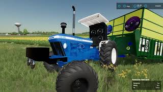 ford 3610 Modified Tractor Testing in fs22 [upl. by Ailatan91]