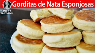 Gorditas de Nata Esponjosas  VickyRecetaFacil [upl. by Sergo]