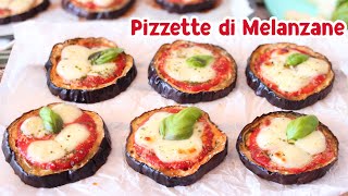 MELANZANE AL FORNO Saporite e Facili  Ricetta Facile  PIZZETTE DI MELANZANE [upl. by Leugar]