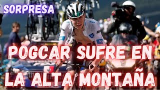 POGACAR PIERDE TIEMPO EN LA ALTA MONTAÑA SORPRESAETAPA 16 GIRO DE ITALIA PUEDE PASAR [upl. by Ragse]