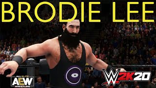 BRODIE LEE SIGNATURE amp FINISHER AEW  WWE 2K20  PS4 [upl. by Eppesiug520]