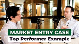 Consulting Case Interview A Market Entry Case Study with BCG Consultants [upl. by Aihsekel720]