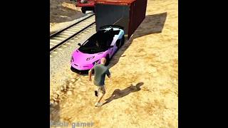 MICHAEL HIJACK TRAIN amp STEAL LUXURY CAR gta5 shorts [upl. by Stichter225]