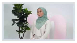 Naelofar Fiona Hijab Styling Tutorial [upl. by Mort]