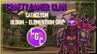 Elementium Ore Farm in WoW  Uldum  wow wowgoldfarm cataclysm [upl. by Concoff]