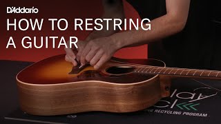 How to Restring A Guitar StepbyStep Guide [upl. by Sheffie124]