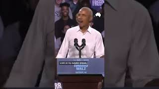 Barack Obama raps to Lose Yourself at rally [upl. by Geffner70]