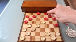 Brilliant draughts combination [upl. by Squires97]