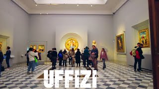 Uffizi Gallery Full Walkthrough 4K Virtual Tour Florence Italy [upl. by Flam]