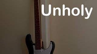 Unholy electric guitar cover [upl. by Pelpel]