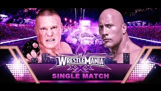 The Rock vs Brock Lesnar Wrestlemania 30 Promo HD [upl. by Arst17]