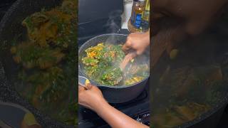 How to cook Edikaikong soup after years of long wait viralshorts cooking nigerianrecipes [upl. by Dnalkrik]