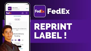 FedEx How To Reprint Label [upl. by Anita454]