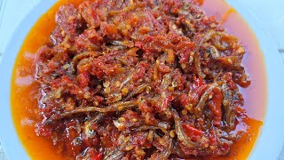 RESEP SAMBAL TERI TAHAN LAMA SAMPE BERBULAN BULAN [upl. by Diannne]