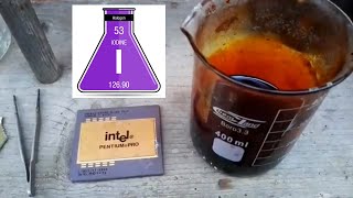 Yeehaa Gold dissolve in iodine [upl. by Favin636]