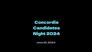 Candidates Night 2024 [upl. by Martsen]