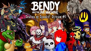 Tyrant Crew Livestreams Bendy amp The Ink Machine Season of Spooks Stream 1 [upl. by Ylurt]