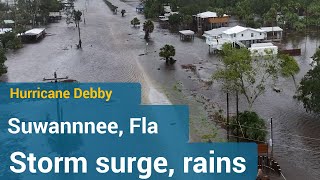 DEBBY hammers Florida´s Big Bend Suwannee river levels increase [upl. by Ahsan911]