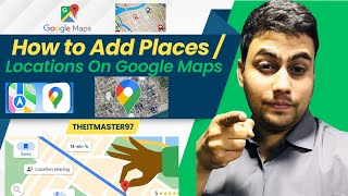 How To Add Places In Google Maps  How To Add Home Address In Google Maps  20232024 [upl. by Acinimod]