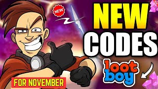 🎁ALL NEW✨LOOTBOY REDEEM CODES NOVEMBER 2024😍LOOTBOY CODES OCTOBER 2024✨CODIGOS LOOTBOY [upl. by Basile471]