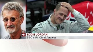 SCHUMACHER AS TOUGH AS YOU CAN IMAGINE SAYS EDDIE JORDAN  BBC NEWS [upl. by Nolur]