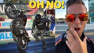 DRAG BIKE RACING GONE WRONG CRASHES EXPLOSIONS amp MISHAPS ep2 [upl. by Heddy682]