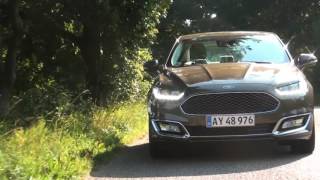 Test  Ford Mondeo Vignale  konkurrerende luksus [upl. by Acceber856]