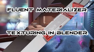 Fluent Materializer  Procedural Texturing In Blender  Intro [upl. by Lekcar]