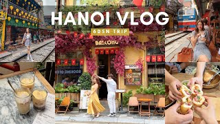 vietnam travel vlog 🇻🇳 6 days hanoi itinerary famous local eats aesthetic places [upl. by Atarman]