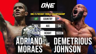 Adriano Moraes vs Demetrious Johnson  Full Fight Replay [upl. by Eliga]